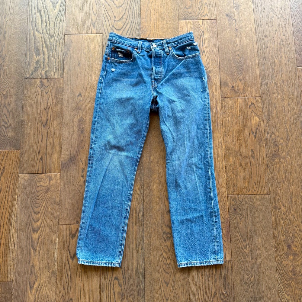 Levi's 501 Original Straight Leg Women's Jeans, 27, Like New